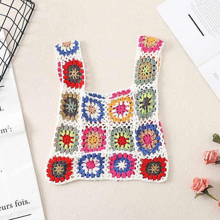 Funkyrel® Atzbranding Limited - Wholesale Tote Bag - Women's - Vintage Handmade Crochet Bag - Exquisite Handcrafted Handbag