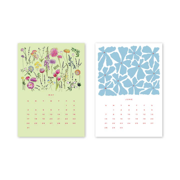 Dogwood Hill - Wholesale Calendar - 2026 Desktop Calendar with Easel