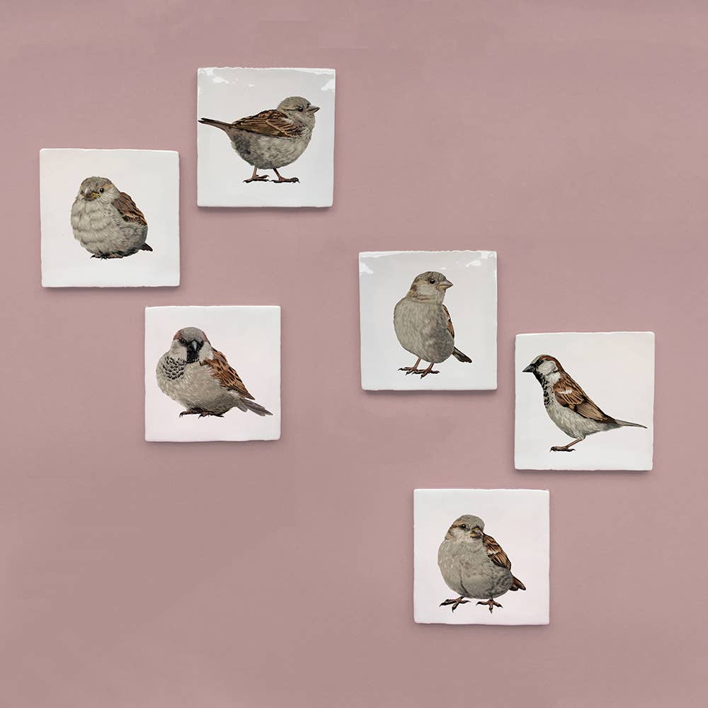 MYRTE - Wholesale Wall Tile - House Sparrow B – Vintage Style Tile3