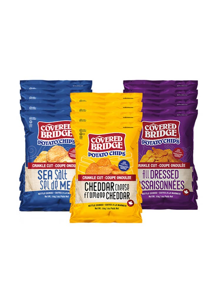 12 Pack Crinkle Mixed Case for wholesale by Covered Bridge