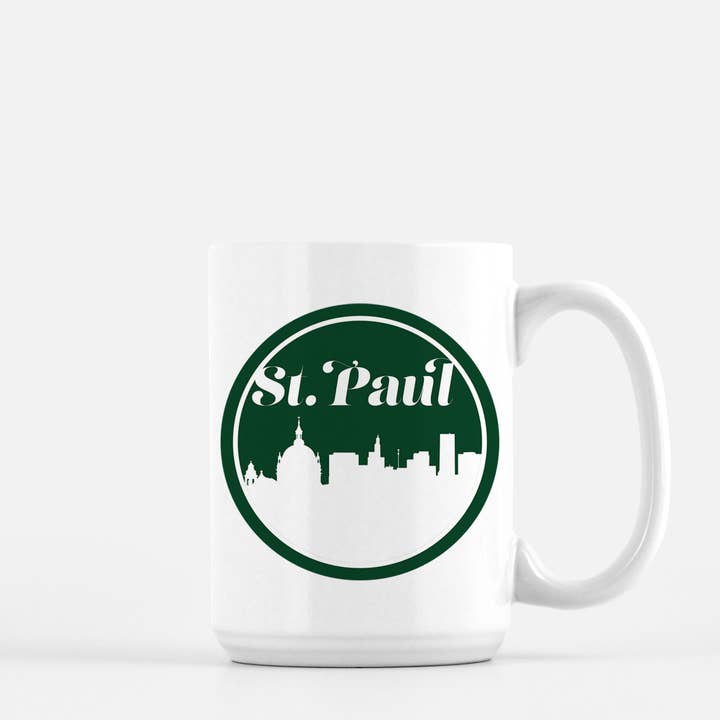 St Paul Minnesota retro kaffekrus | Flere farver for engroshandel hos Paperfinch Design