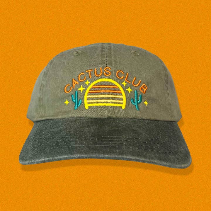 Cactus Club Dad Hat for wholesale by The Space Bureau