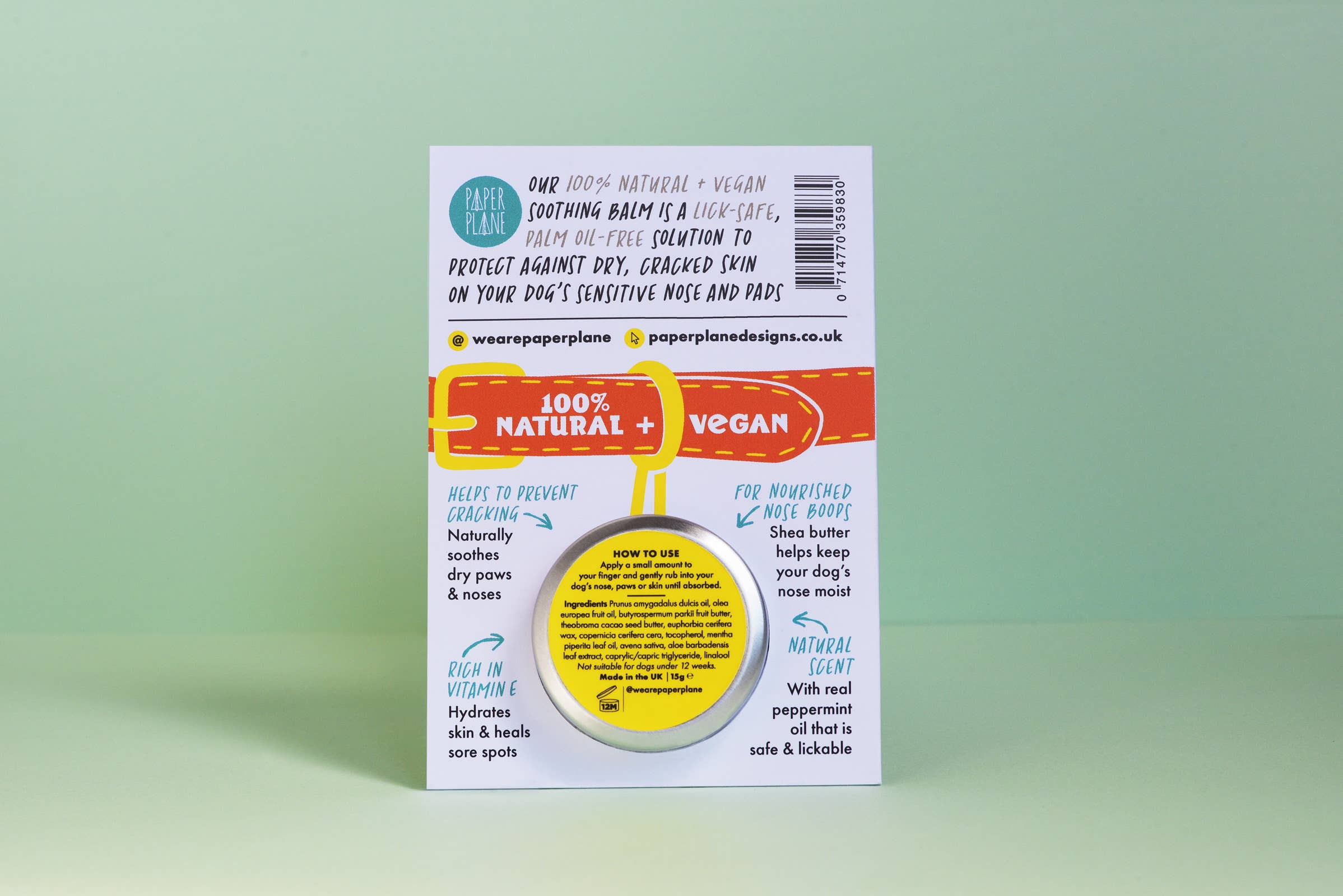 Paper Plane - Vente Baume – chien - Baume pour le nez et les pattes pour chiens4