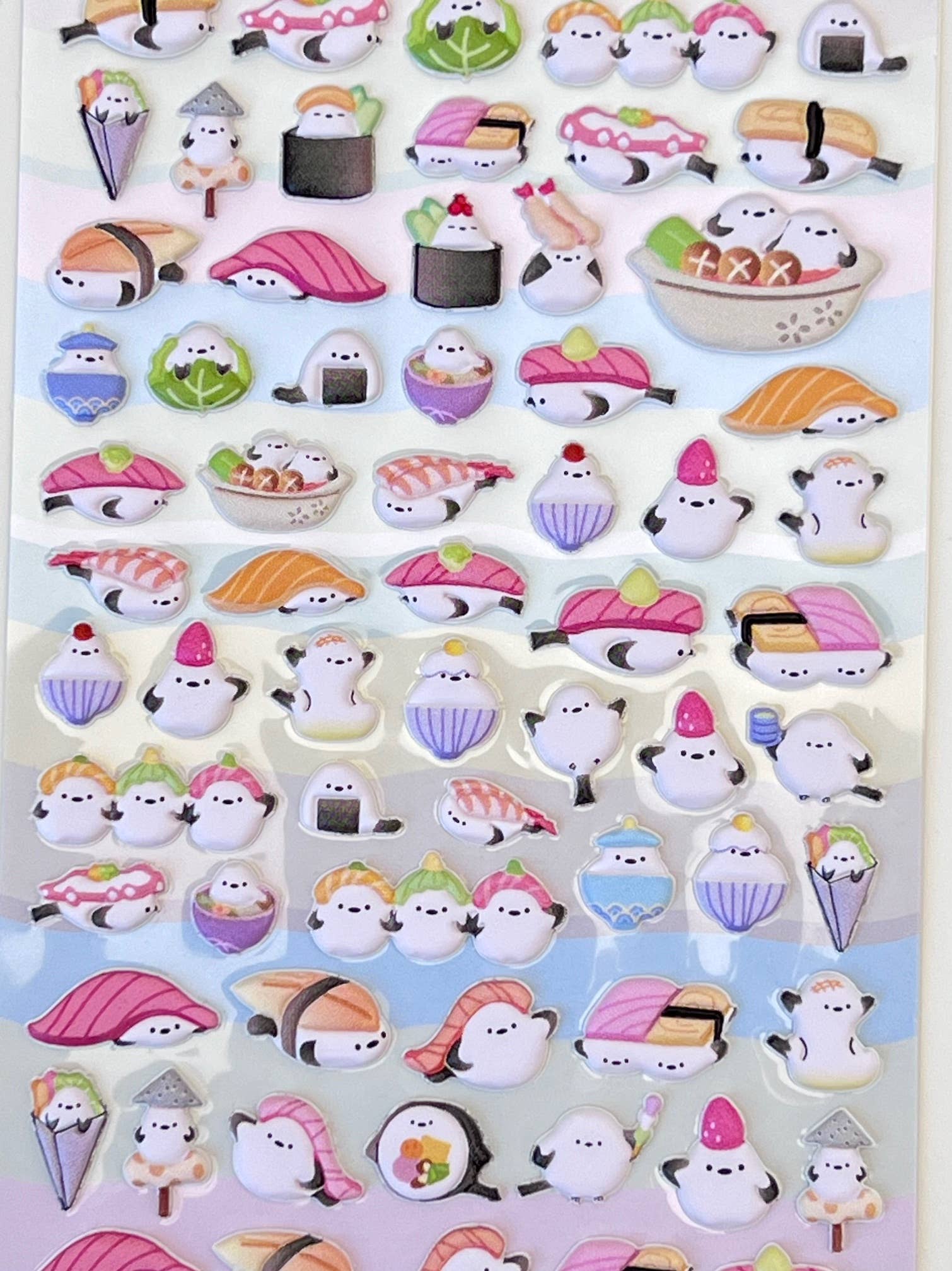 BCmini - Wholesale Sticker - 11024 Tiny Animal Puffy Assorted Stickers-1216