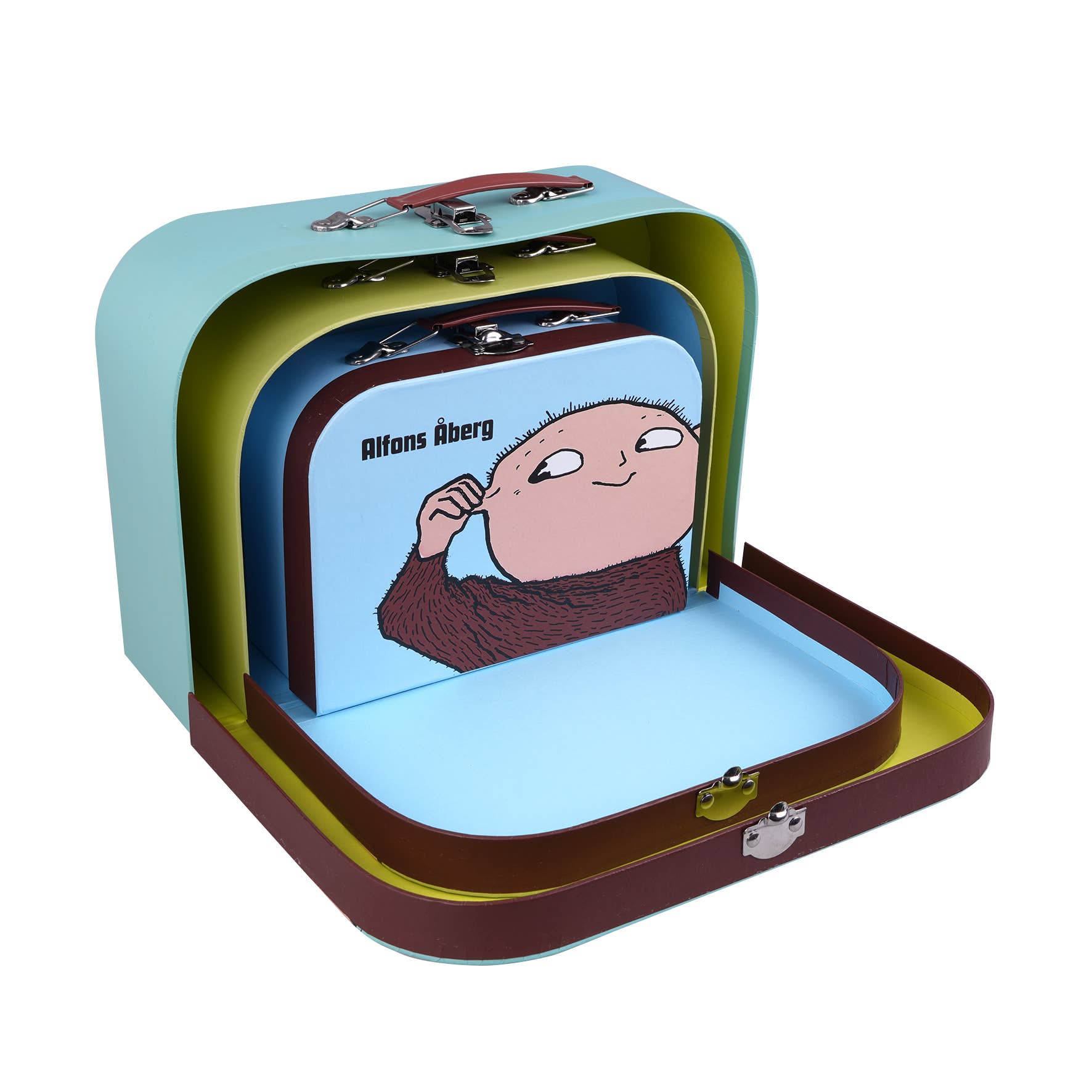 Barbo Toys - Wholesale Toy Set - Kids - Alfons Åberg - 3 Suitcase Set1