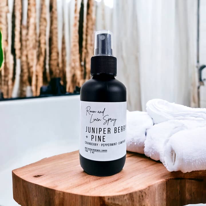 Juniper Berry + Pine Room Spray for wholesale by The Vagabond Studios