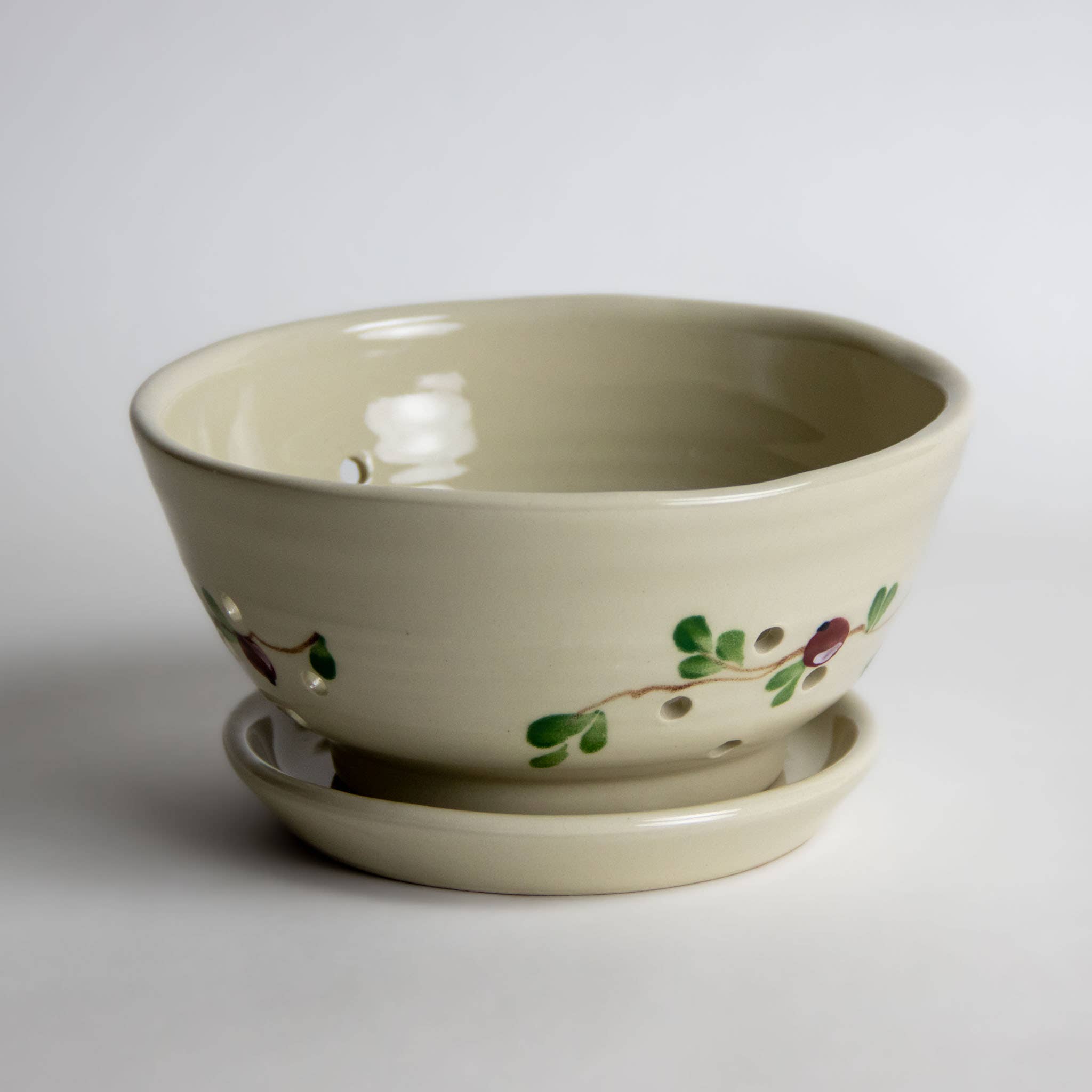 Emerson Creek Pottery - Wholesale Colander - Berry Colander w/Saucer7