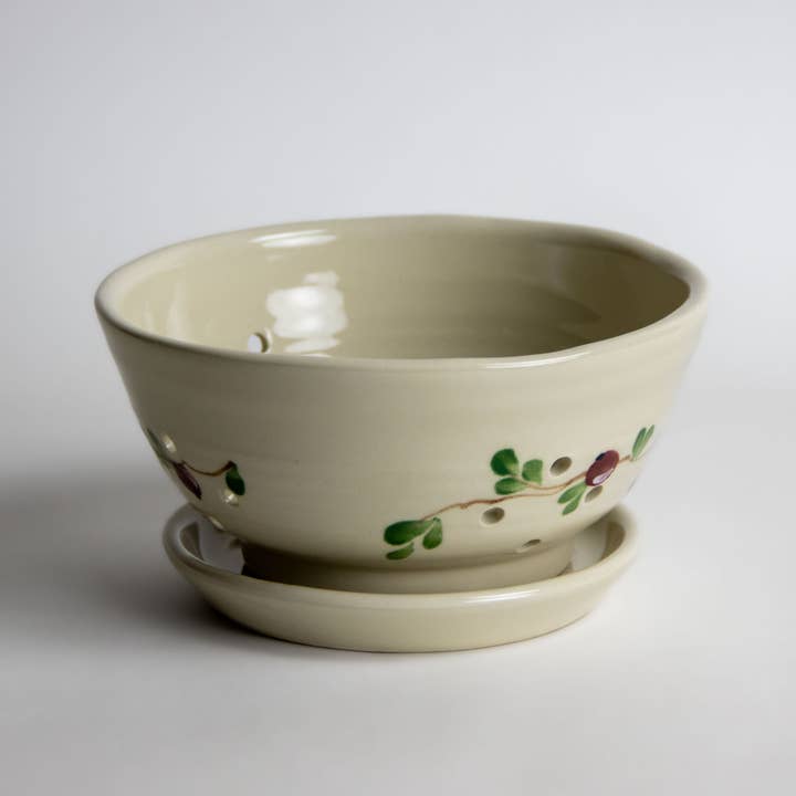 Emerson Creek Pottery - Wholesale Colander - Berry Colander w/Saucer7