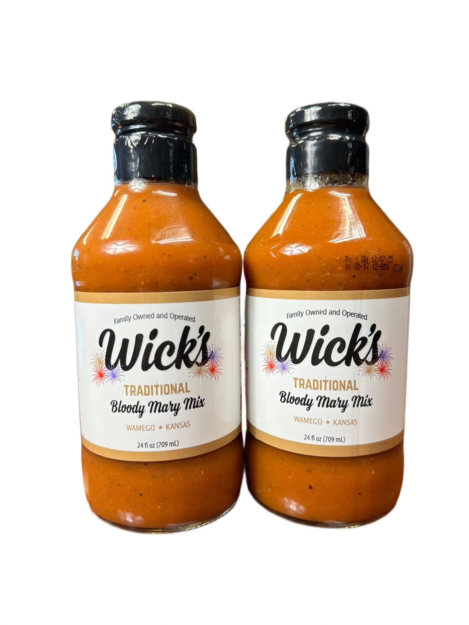 Wick's Bloody Mary Mix - Wholesale Cocktail Mix/Syrup - Wick's Traditional Bloody Mary Mix  - 2 pack - 24oz1