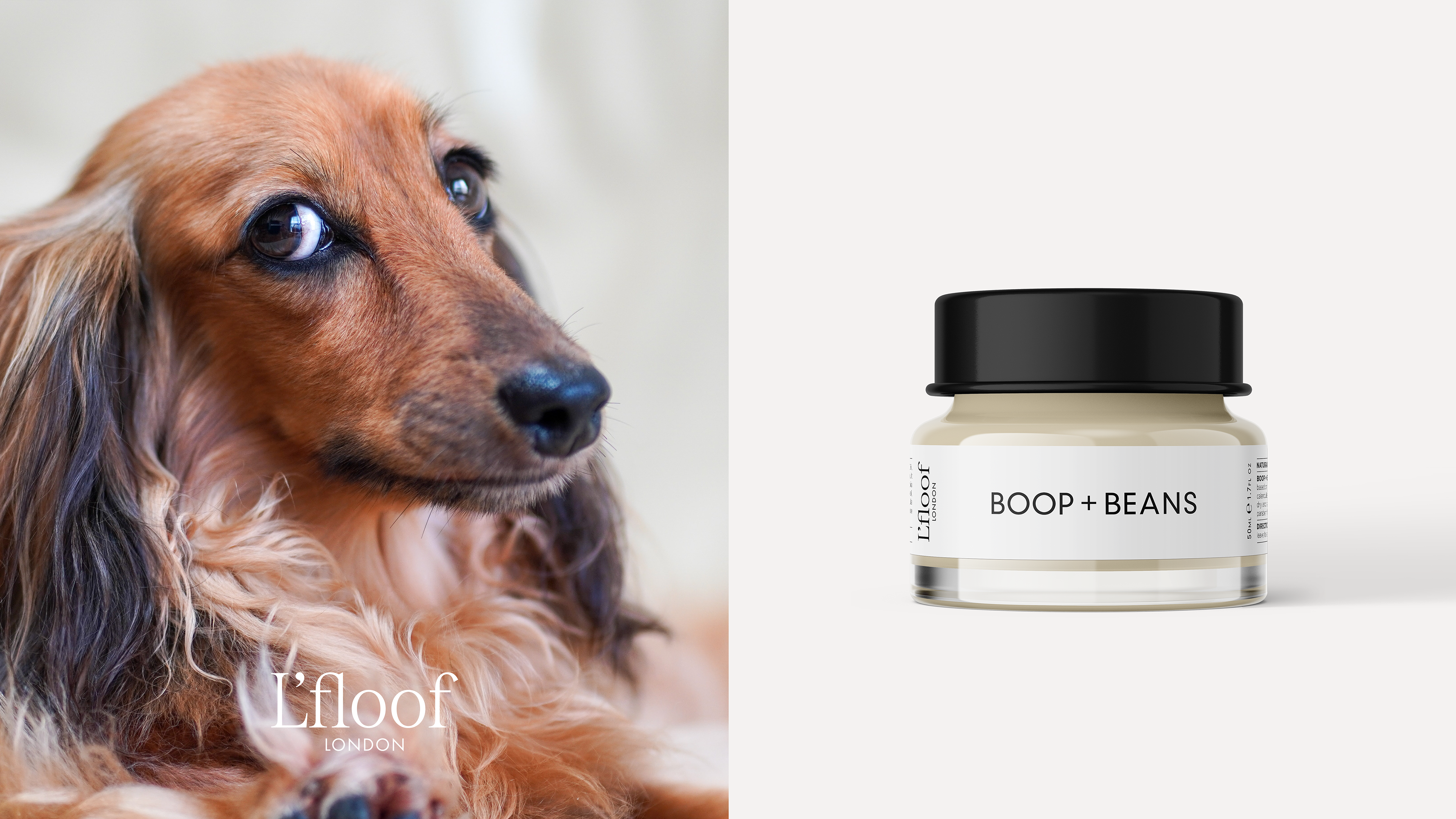 L'floof – wholesale Pet balm – Dog – Natural Nose & Paw Balm - 50ml - L'floof BOOP + BEANS2