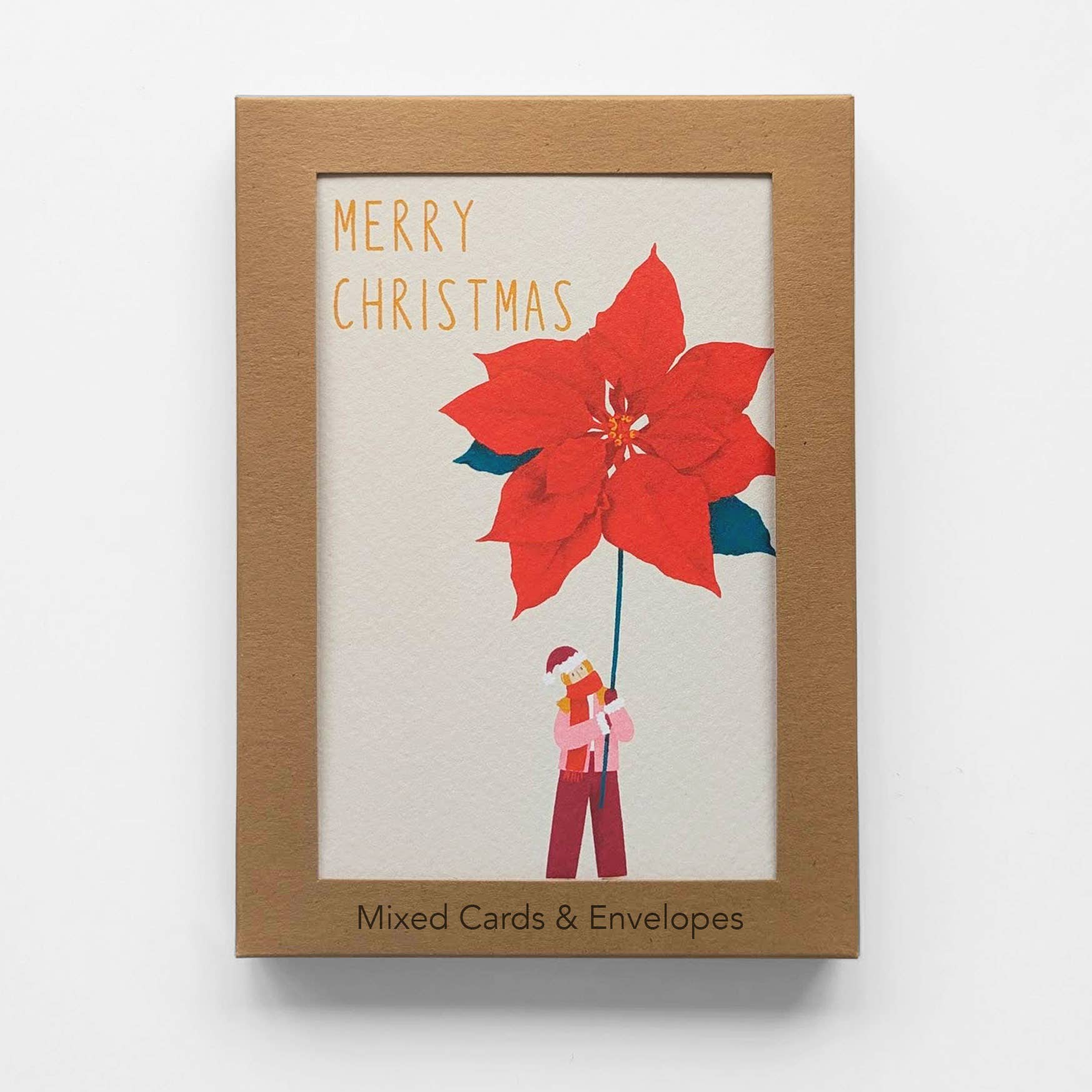Elsa Rose Frere - Wholesale Christmas Card - Floral Christmas Card Pack7