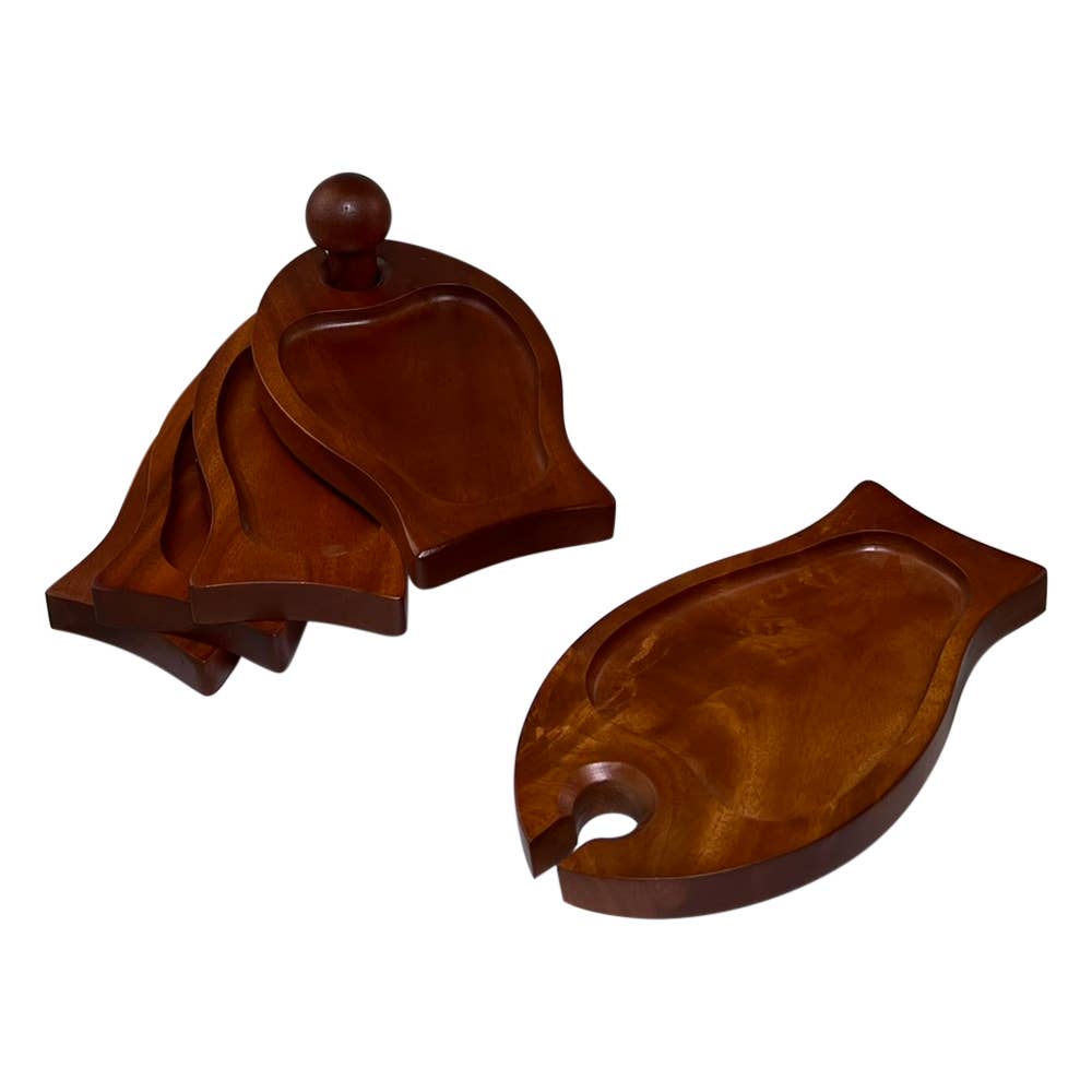 Primeware Inc. - Wholesale Servies voorgerecht - Voorgerecht Dienblad Mahonie Ontwerp0