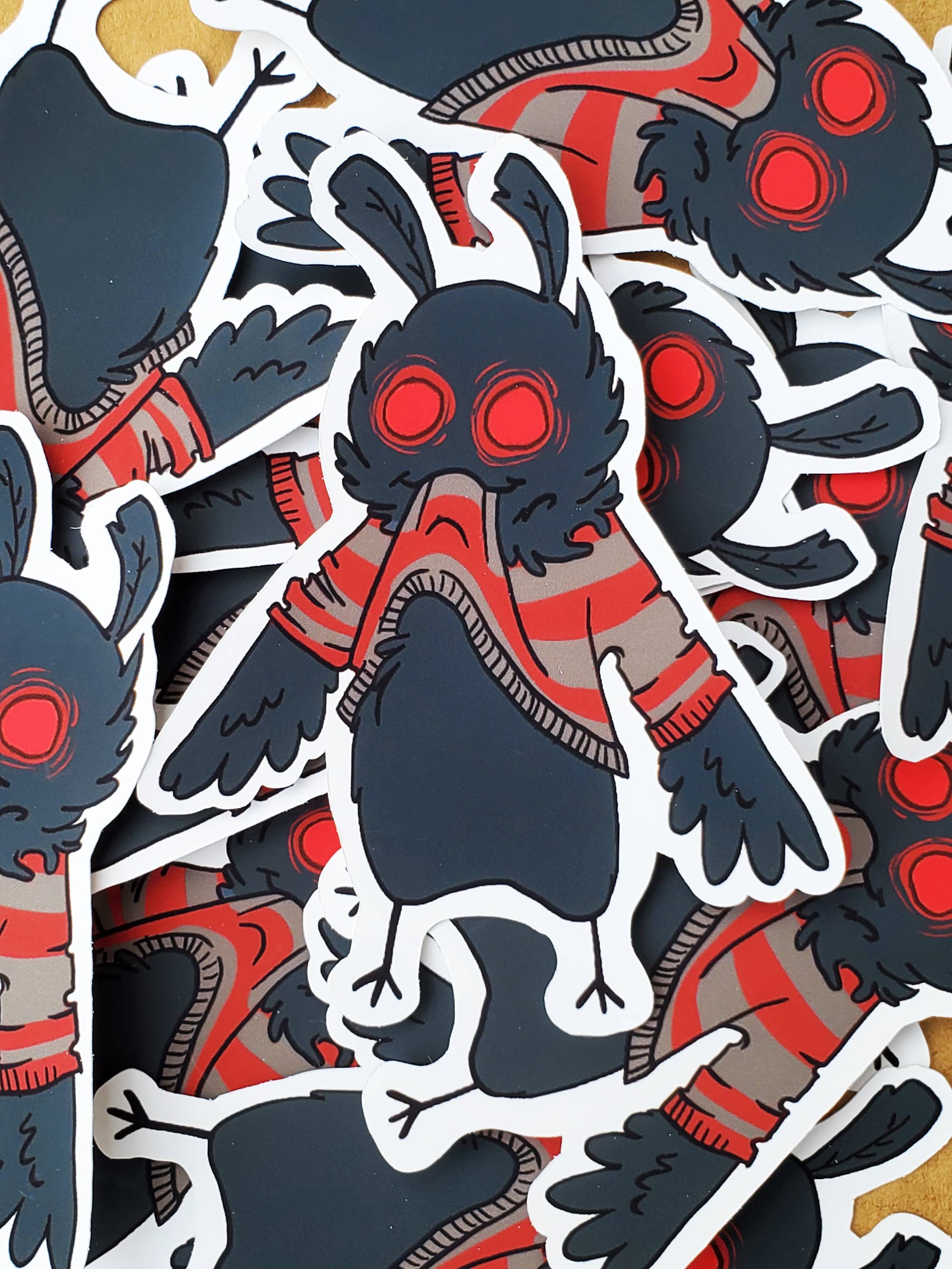 Salt Birch - Vendita all'ingrosso Adesivo - Adesivo in vinile con simpatica mamma che mangia il suo maglione10