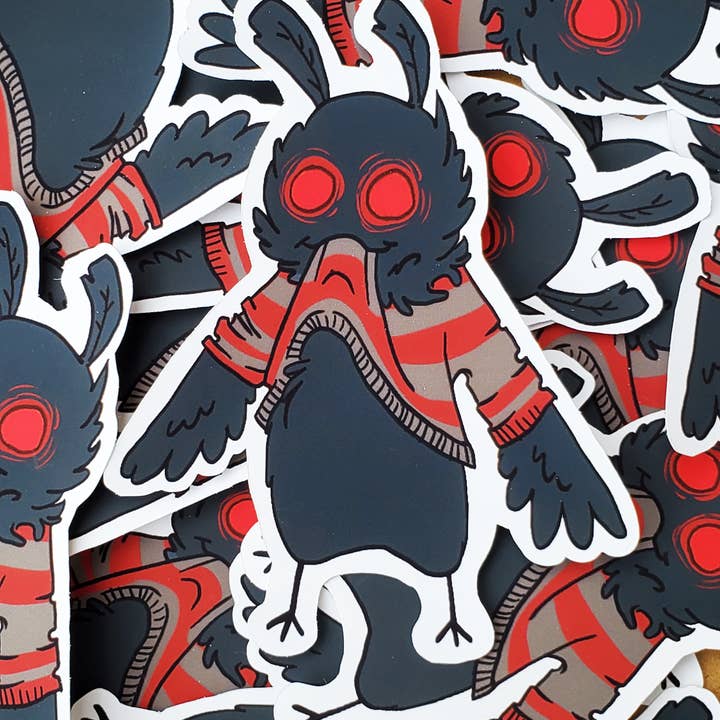 Salt Birch - Vendita all'ingrosso Adesivo - Adesivo in vinile con simpatica mamma che mangia il suo maglione10