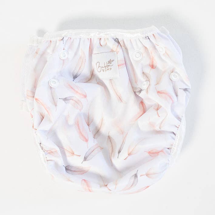 Baby Swim Nappy - Feather for wholesale by Bubba Bump
