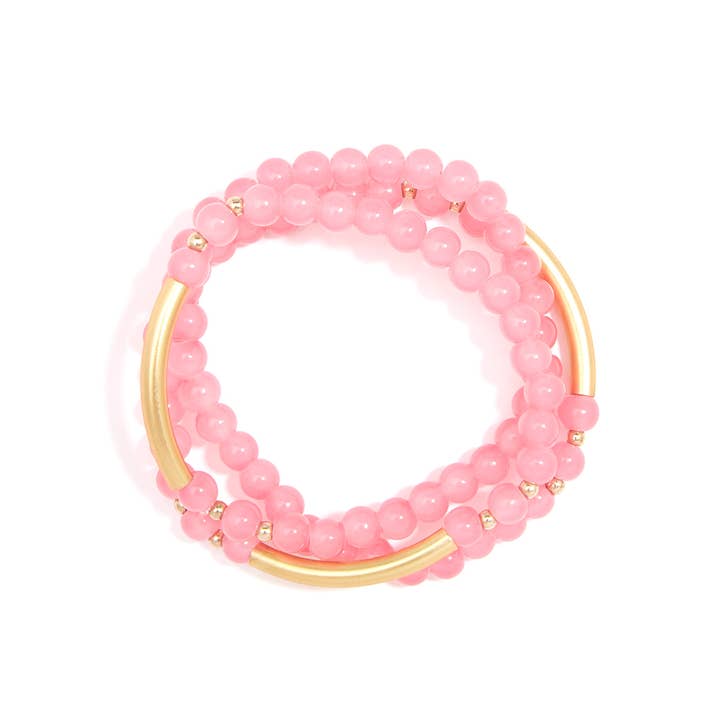 ZENZII Jewelry – Großhandel Perlenarmband – Glänzend und Gold Perlen Wrap Armband Schmuck3