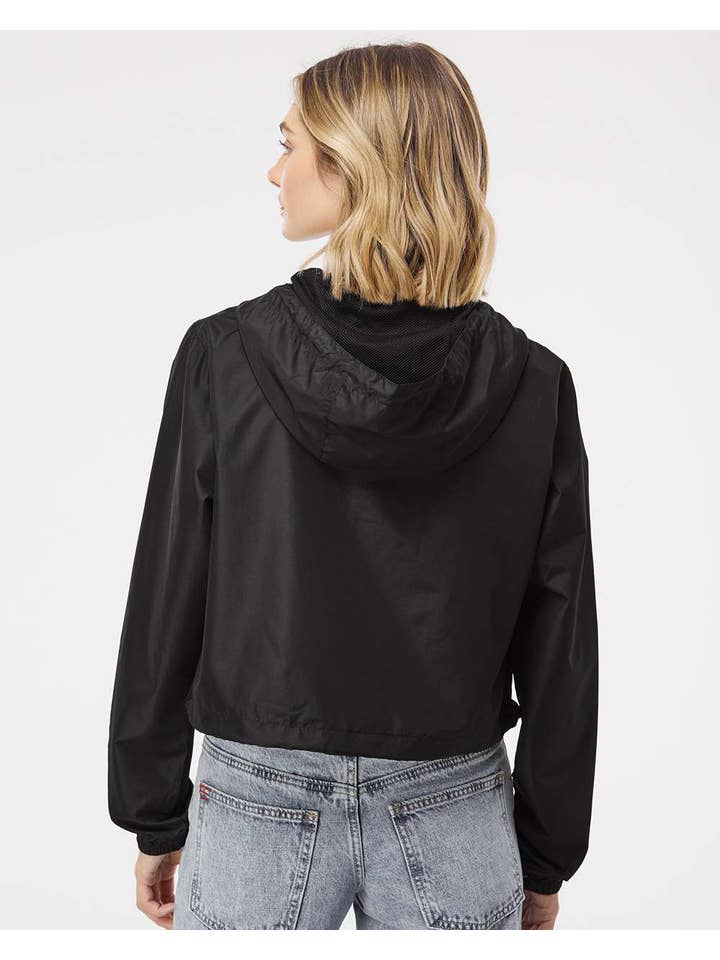 Print The Dream - Wholesale Windbreaker – Women’s - Women's Lightweight Quarter-Zip Pullover Crop Windbreaker2