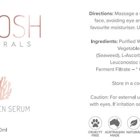 Moosh Naturals - Wholesale Facial serum/concentrate - COLLAGEN SERUM3