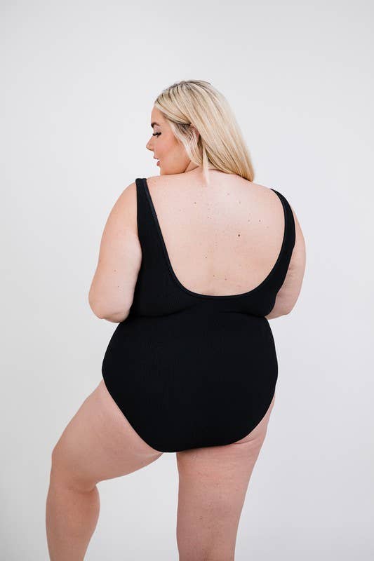 Black Backless One Piece for wholesale on Faire3