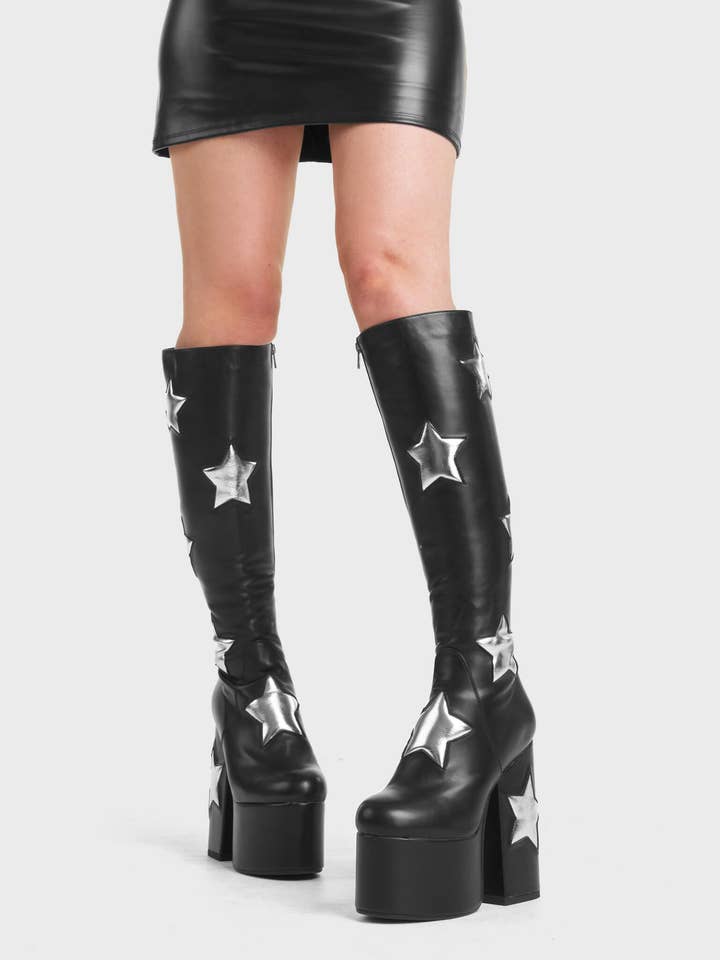 Stivali al ginocchio Comet Platform per la vendita all'ingrosso da parte di LAMODA