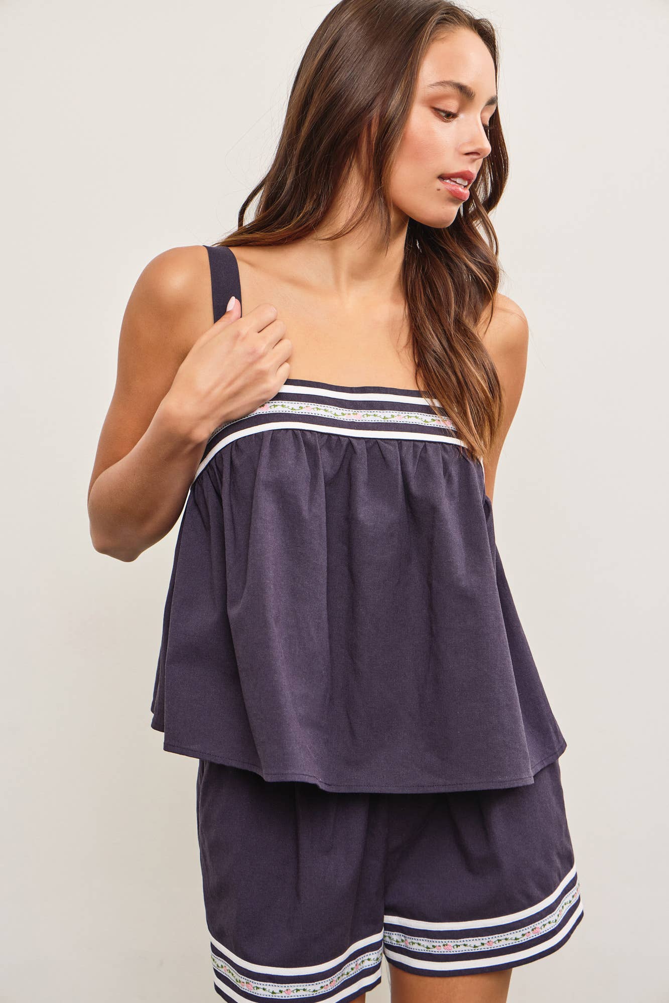 Mustard Seed – wholesale Blus - Dam – BABYDOLL ÄRMLÖS TOPP7