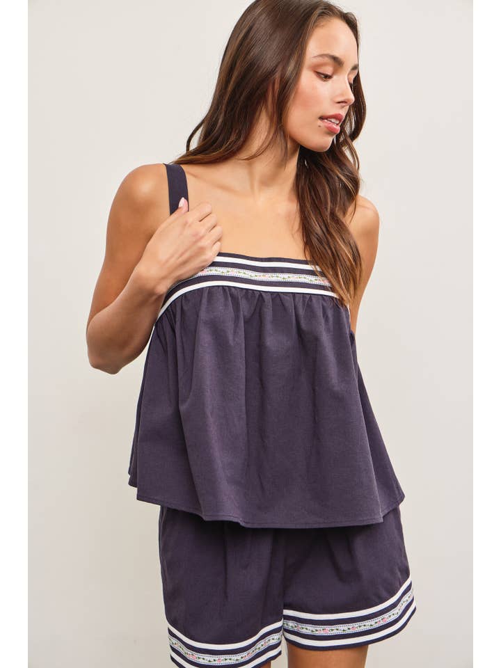 Mustard Seed – wholesale Blus - Dam – BABYDOLL ÄRMLÖS TOPP7