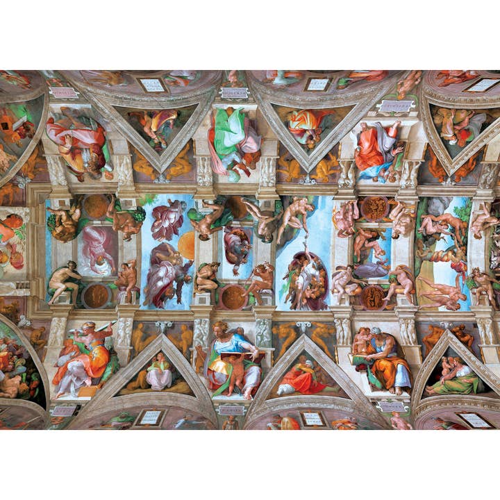 Masterpieces Puzzles - Wholesale Puzzle - Adult - Masterpieces of Art - The Sistine Chapel 1000 Piece Puzzle