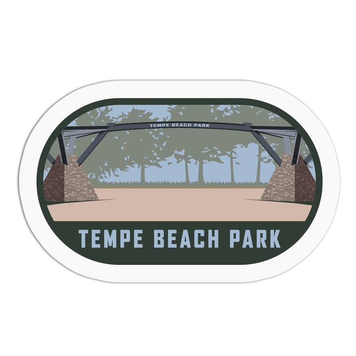 Beach Park Heritage Tempe Stickers for wholesale by the stkr store