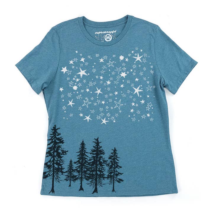 Supermaggie @ Faire - Wholesale Screen Printed T-Shirt - Women's - Stars And Pines Calliope Tee