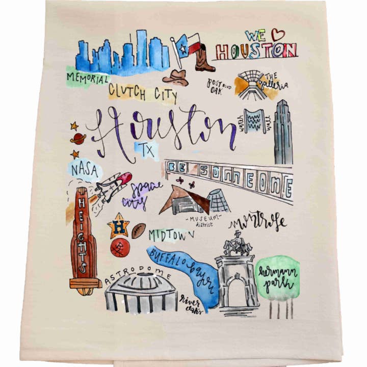 Bunnies and Bows - Wholesale Tea Towel - Houston Tea Towel