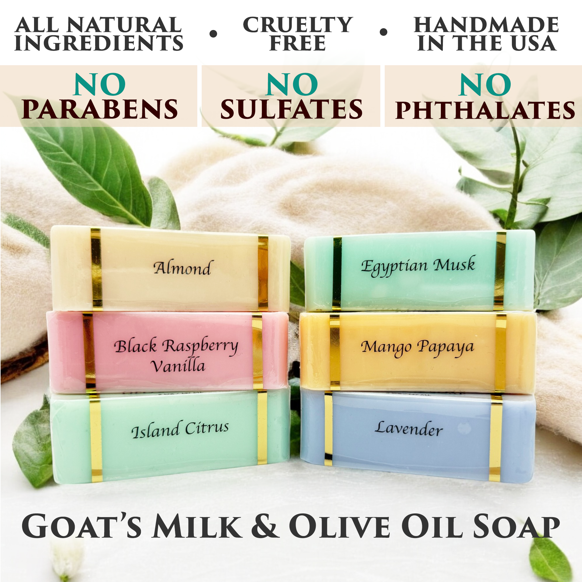 The Grecian Soap Company - Wholesale Zeepblok - Premium geitenmelk & olijfolie handgemaakte zeep 6-pack1