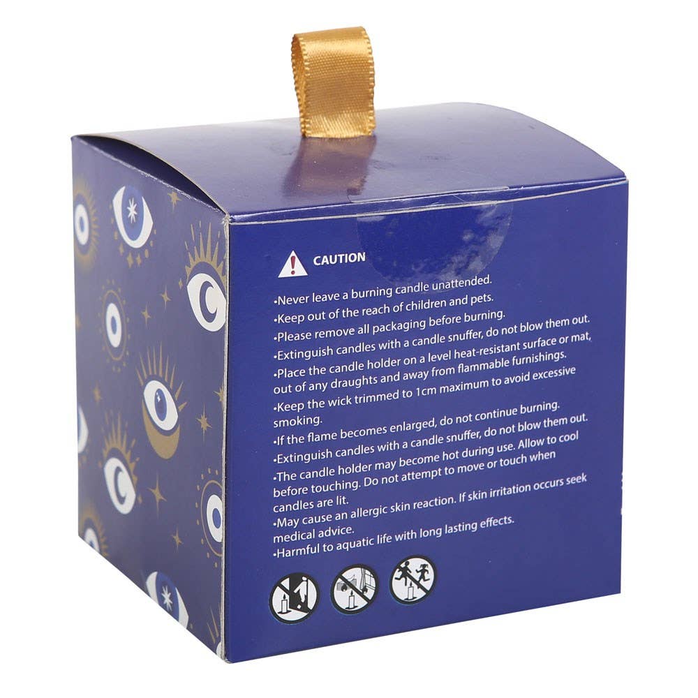 Pacific Trading - Vente Bougie en bocal - Bougie Charme de Protection à la Sauge Blanche Œil Omniscient6