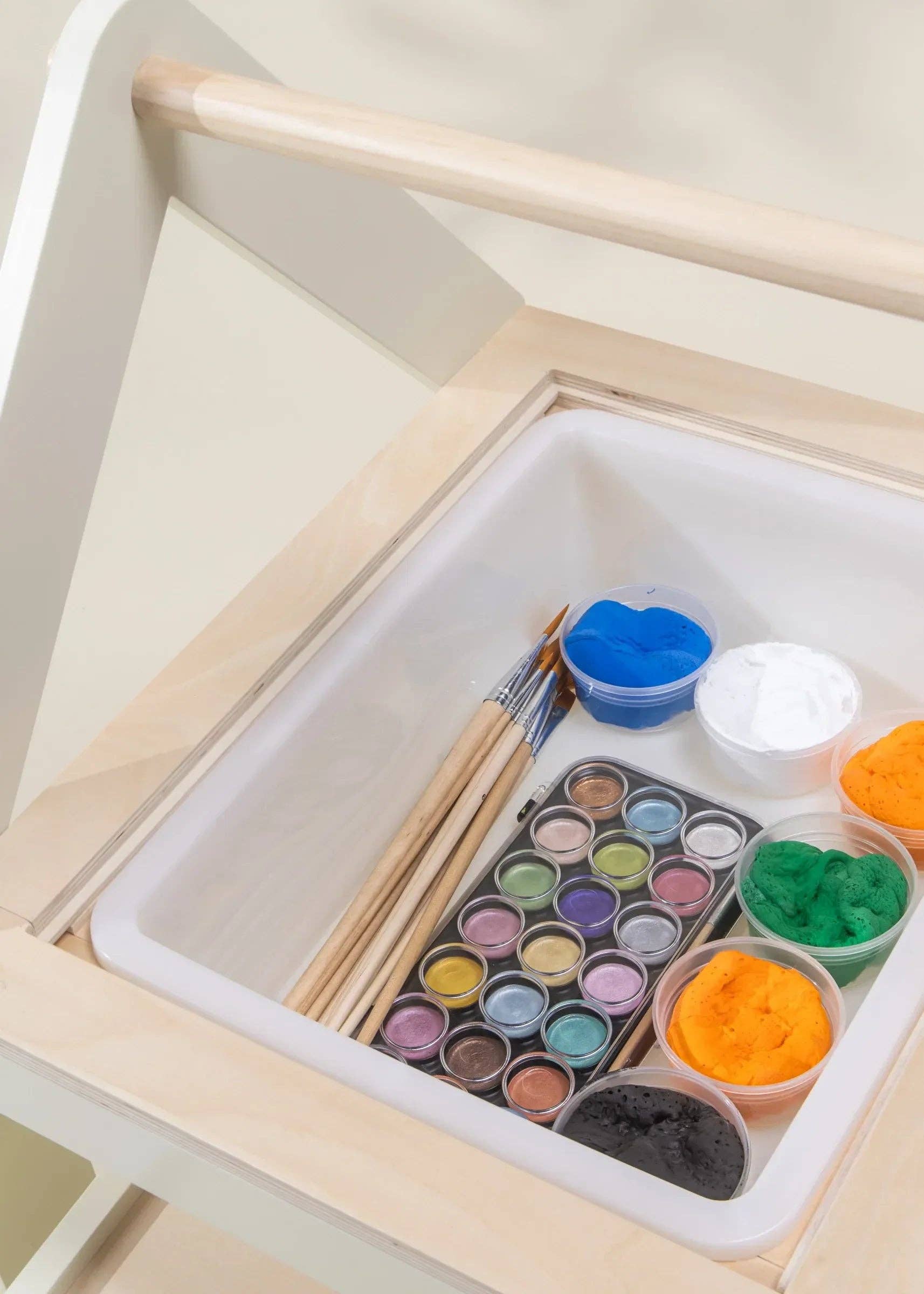 Coco Village - Wholesale Wood Toy - Kids - Multifunction Wooden Art & Sensory Table W/ Stools5