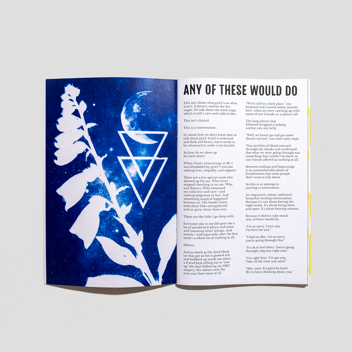 Velvetback - Wholesale Self-Help & Personal Development Book - Seasons Zine - Miscarriage Grief Rituals and Healing Booklet3