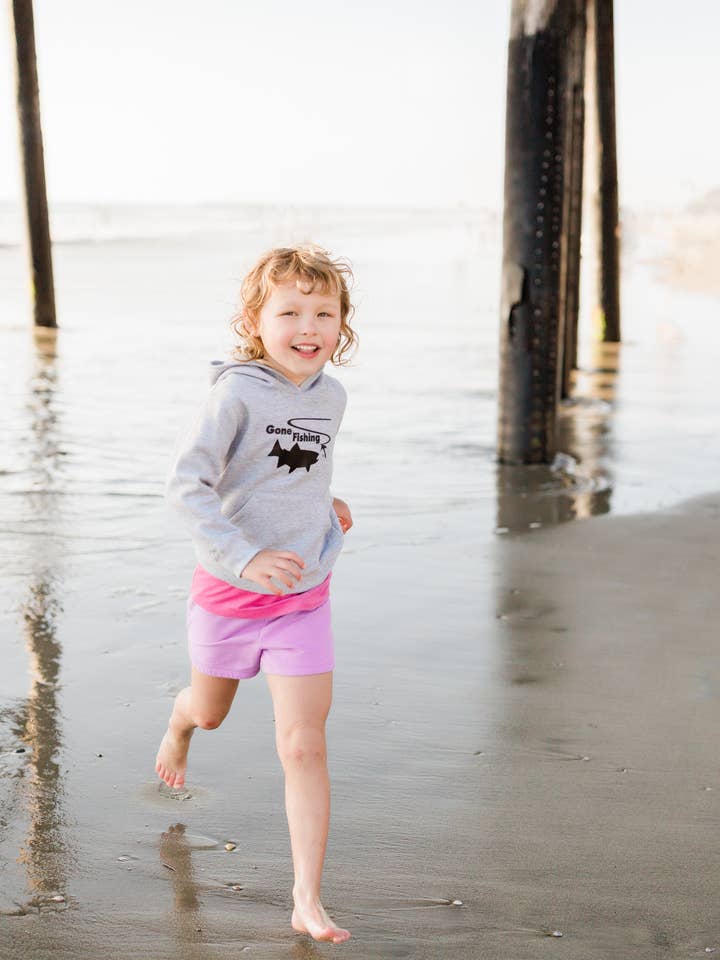 Outdoorable Apparel - Vente Sweat à capuche – enfant - Sweat à capuche gris lourd5