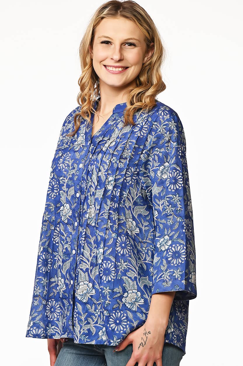 Sevya Handmade - Vendita all'ingrosso Tunica - Donna - Tuniche Tamira Block Print11