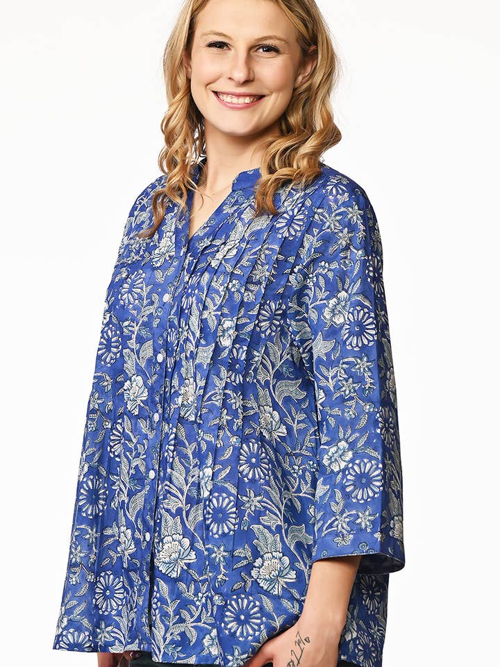 Sevya Handmade - Vendita all'ingrosso Tunica - Donna - Tuniche Tamira Block Print11