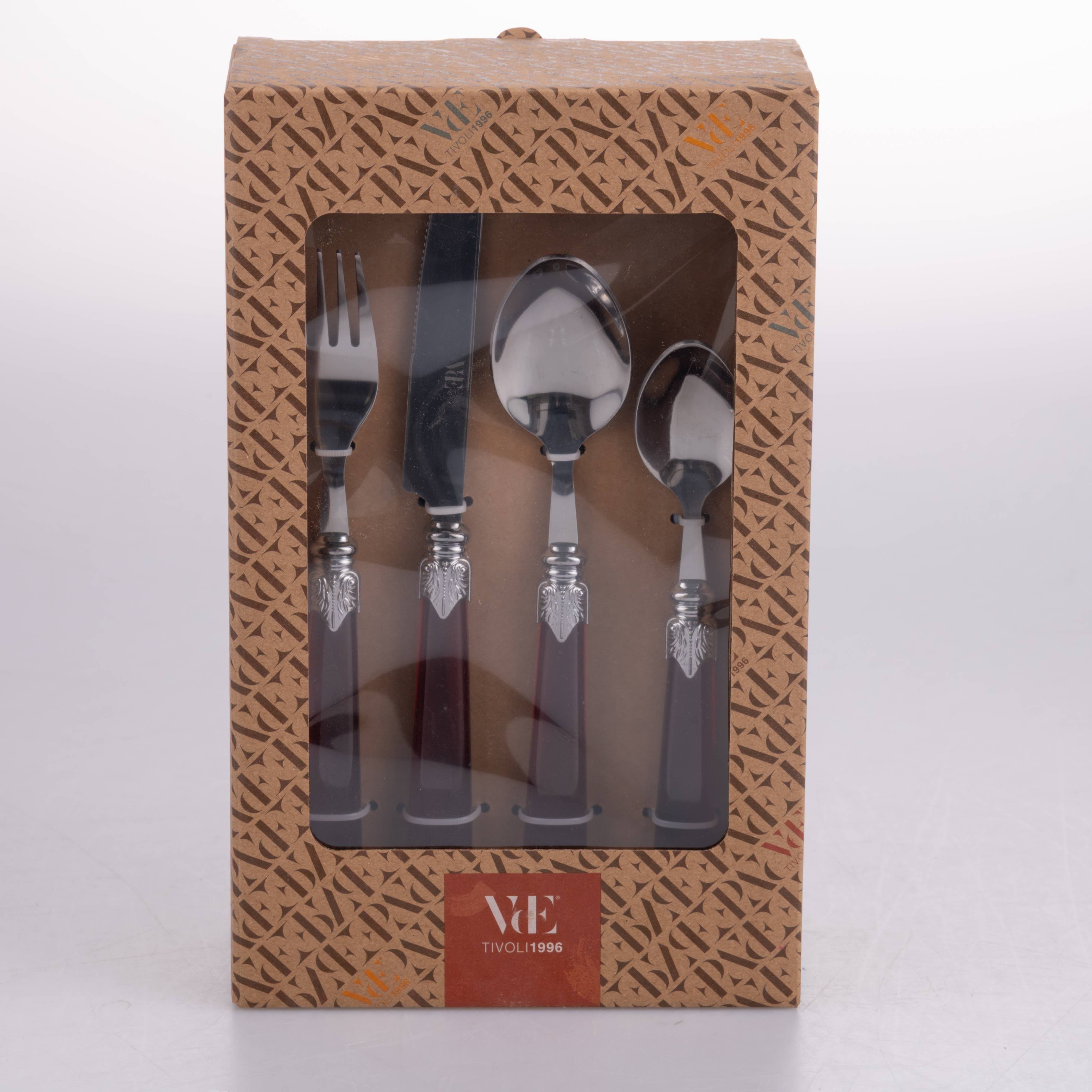 VdE Tivoli 1996 - Wholesale Flatware Set - IMPERIAL 24PC CUTLERY SET CHOCOLATE2