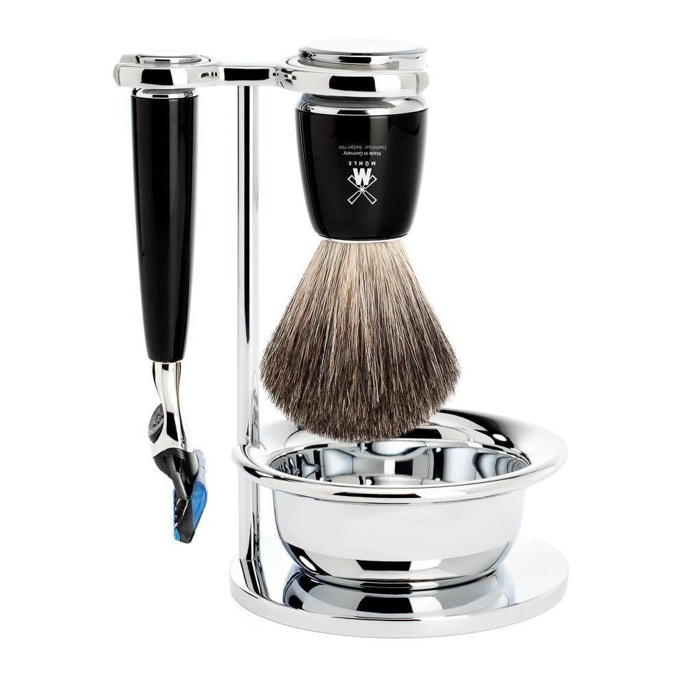 The Brighton Group USA - Wholesale Shaving Set/Kit - Men's - MÜHLE RYTMO 4 Pc. Shaving Set0