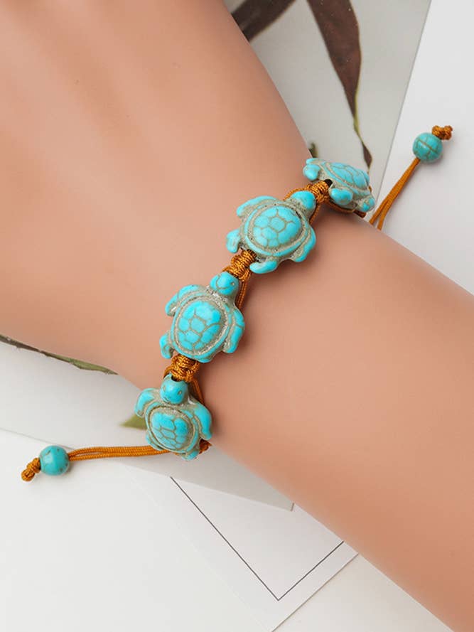 Turquoise Turtle Bohemian Bracelet YWYP001 for wholesale by UNISHE
