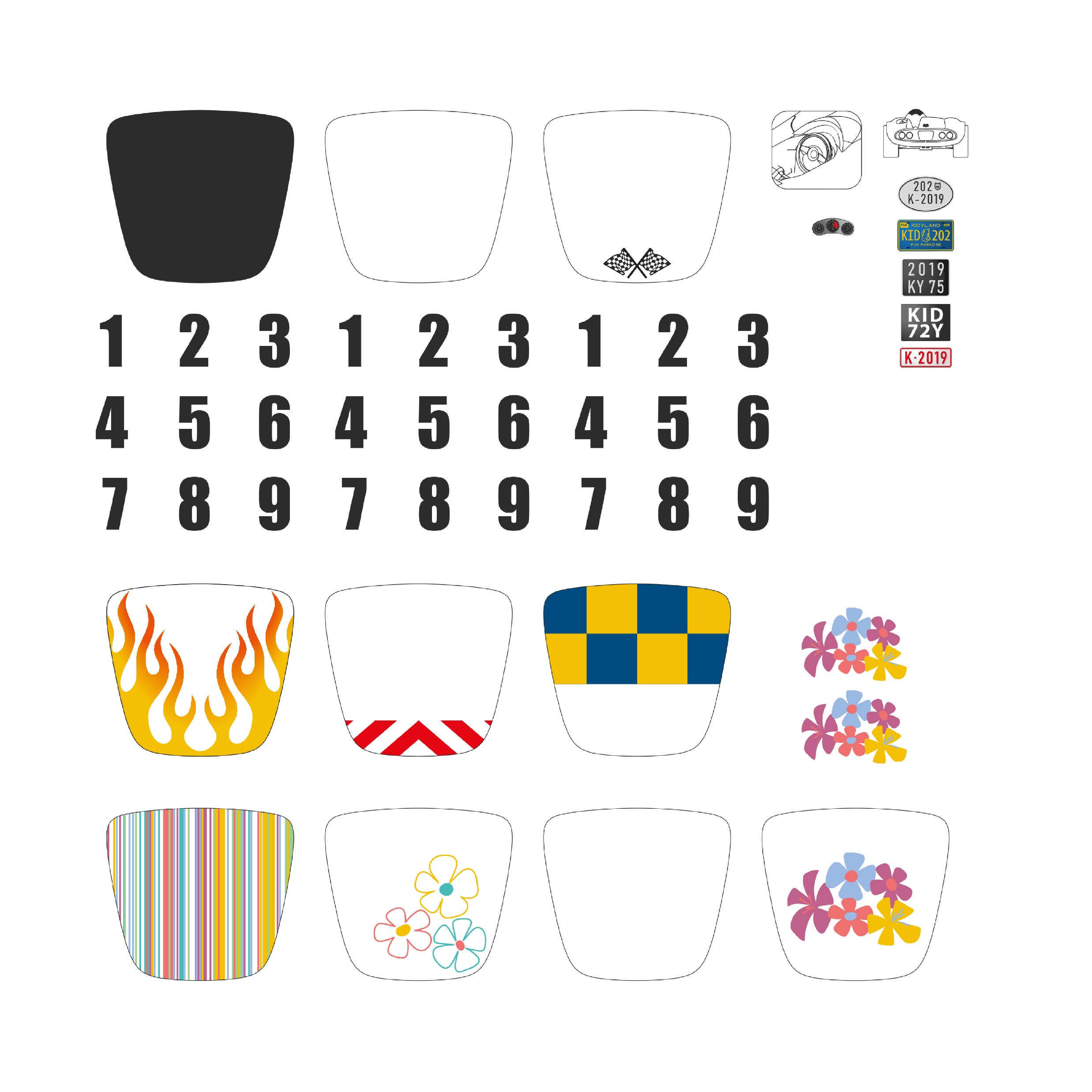 Oli Olsen – wholesale Toy car/truck – Child – KIDYWOLF Remote Control Car With Light Up Lights - Blue Car5