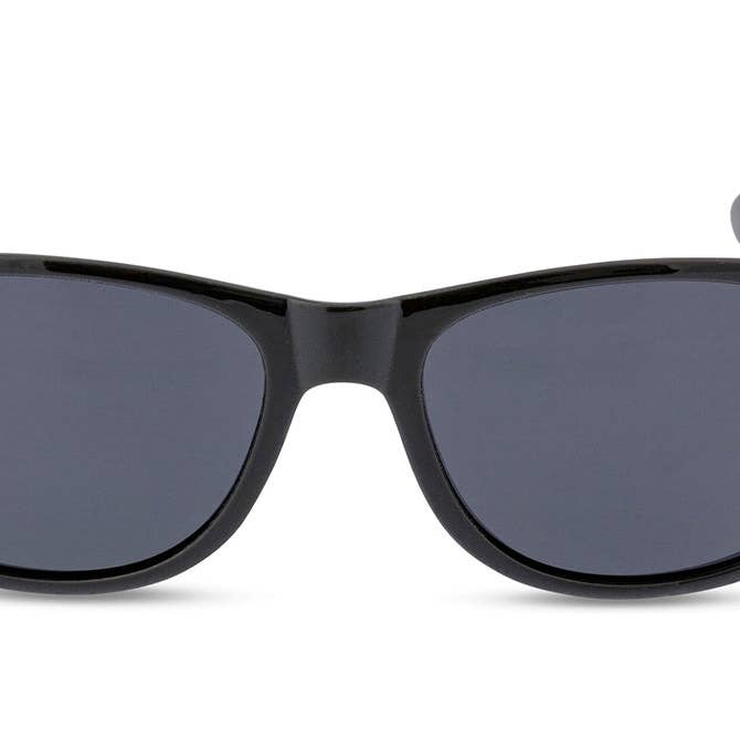Lunettes de soleil Jude Square, noires pour la vente par Retropeepers Ltd