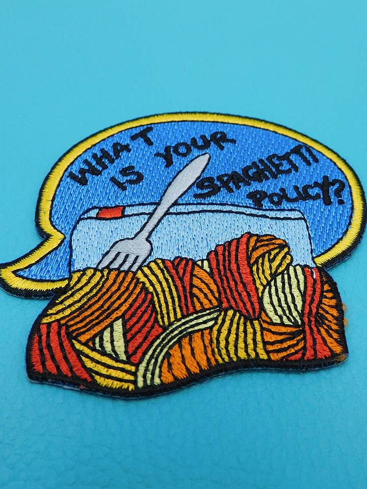 Spaghetti Policy Patch for wholesale by Hashley Art