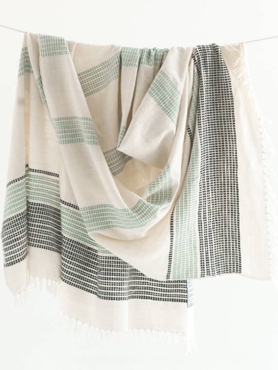 MANTA DE ALGODÓN TEJIDA A MANO CAMDEN para venta al por mayor de Creative Women