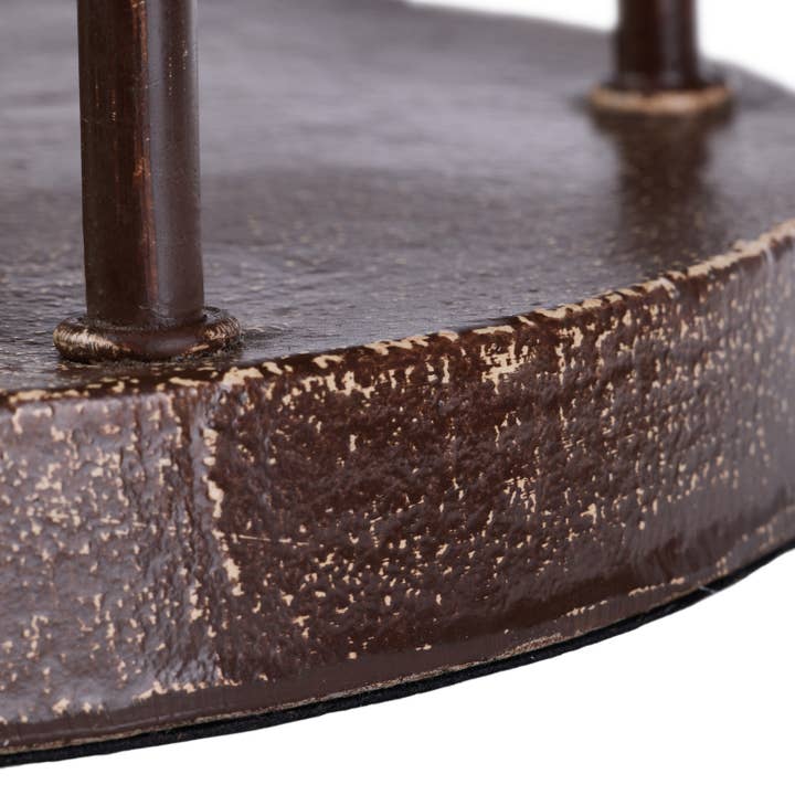 River of Goods - Vente Lampes d'appoint/de bureau - Lampe de table avec base en bronze de 19,5" H et abat-jours blancs Calla Lily9