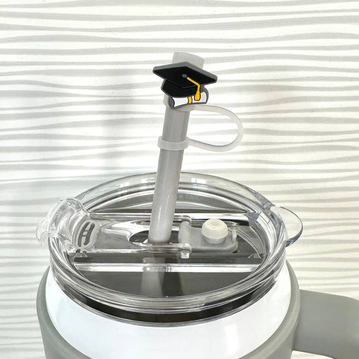 iconic mi - Wholesale Drink Topper - Straw Cover Graduation Cap 10mm