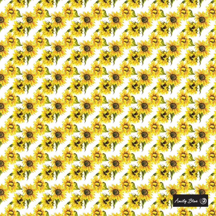 Sunflower Beach Blanket for wholesale by Amity Blue