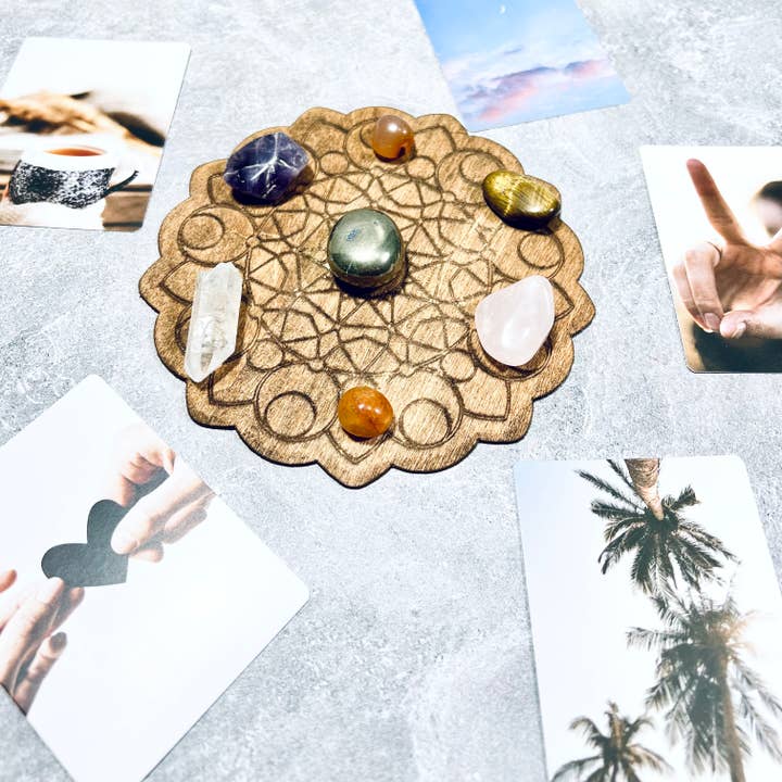 Manifestation and Clarity Crystal Grid for wholesale by Enlightened Styles
