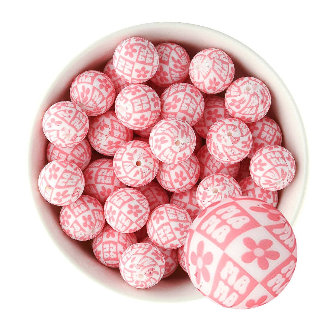 Cara & Co Silicone Craft Supply - Wholesale Craft Supplies - Standard Silicone Print Beads38