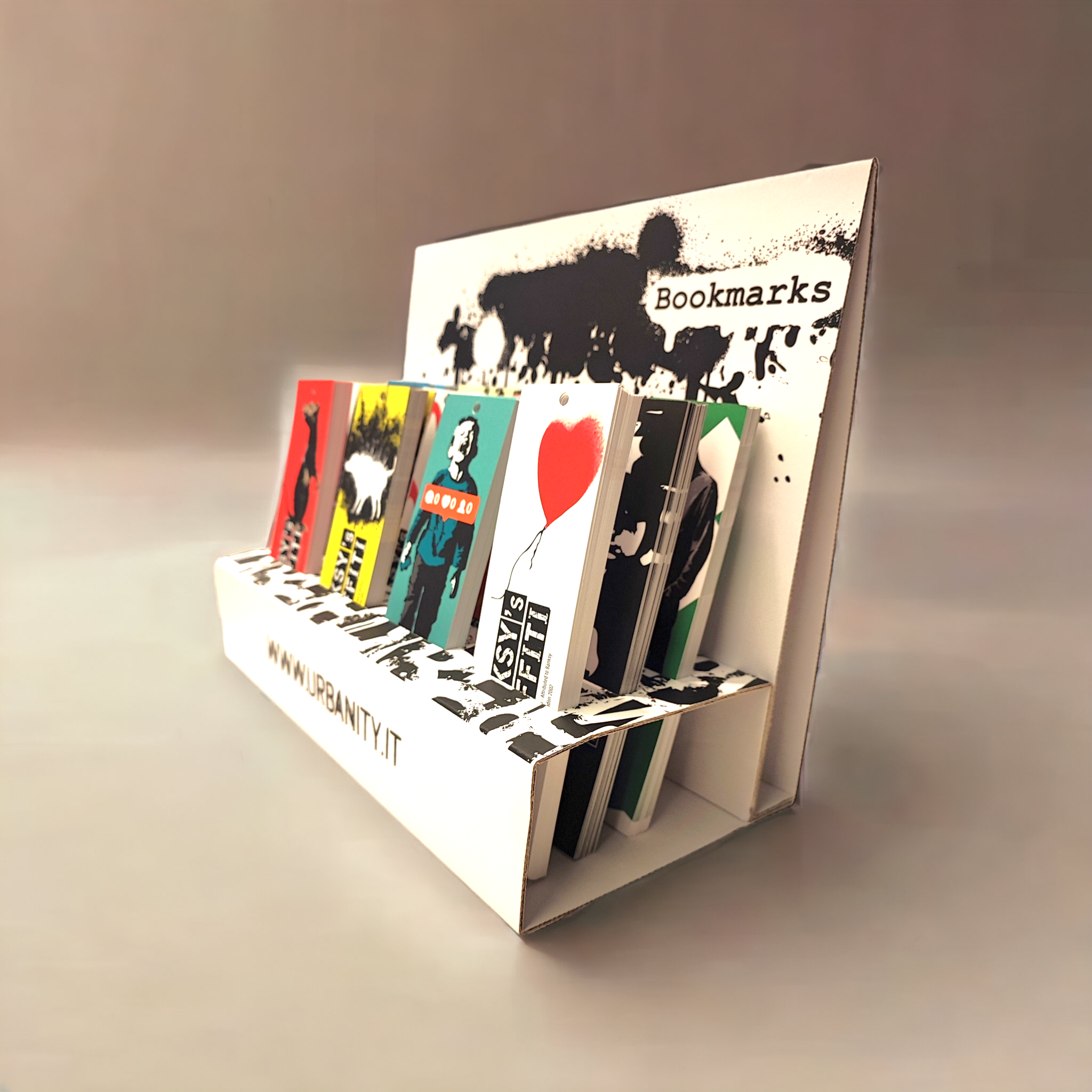URBAN.ITY SRL - Wholesale Bookmark - Banksy Desk Display Bookmark - 240pcs1